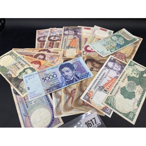 1617 - Collection of Venezuela notes