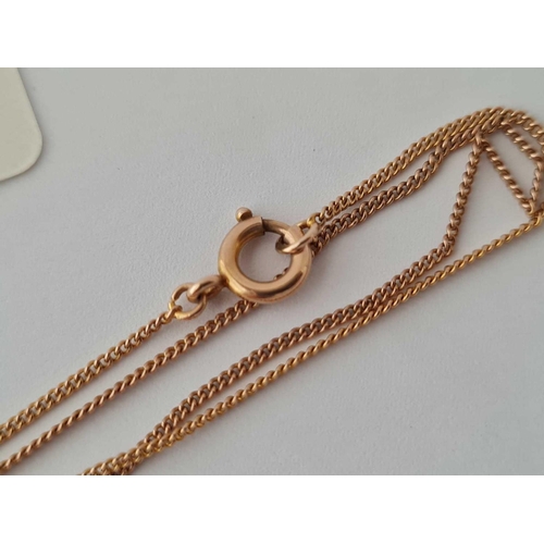 26 - A neck chain 9ct 18 inch   2.2 gms