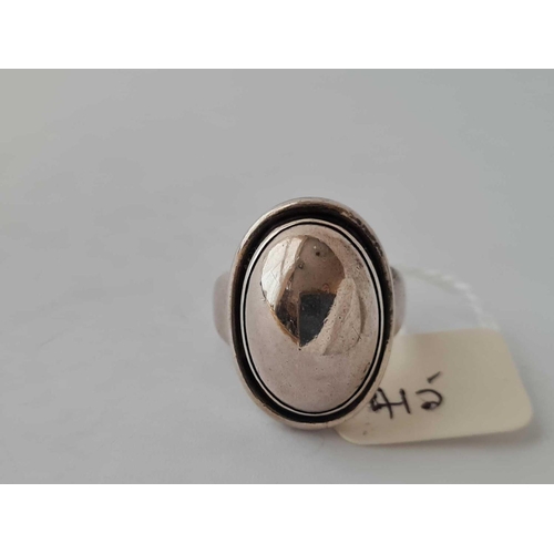 415 - A GEORG JENSEN silver ring size P