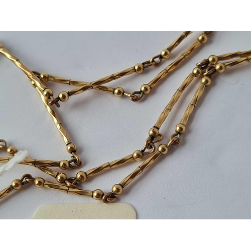 497 - A boxed link neck chain 9ct 20 inch    5.6 gms