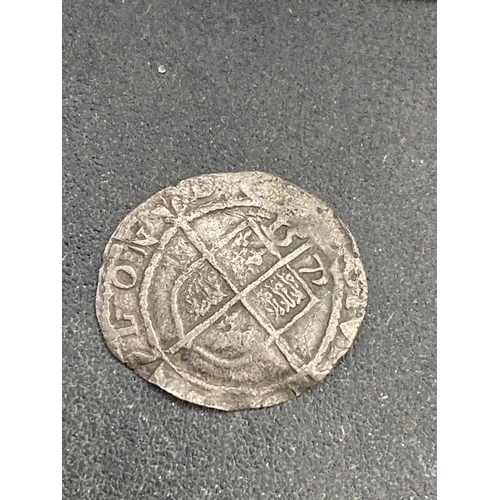 1401 - An Elizabeth I silver three half pence's 1572