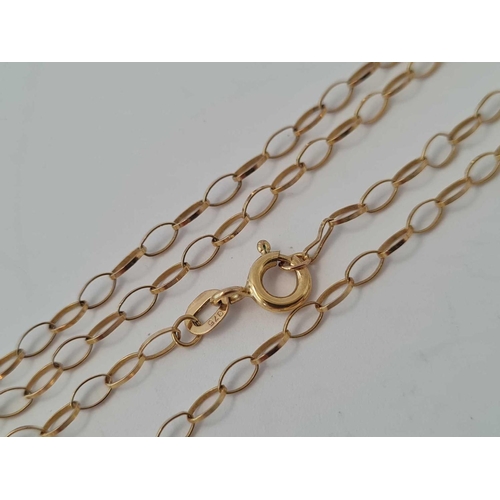 95 - A long 9ct neck chain 20 inch