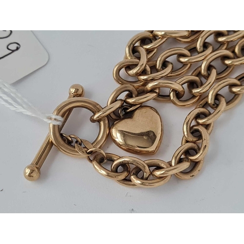 29 - AN ALBERT STYLE 9CT CHAIN 18� LONG 24.7g