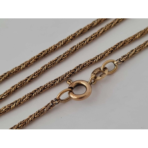 115 - A gold neck chain 9ct  19 inch    4.3 gms