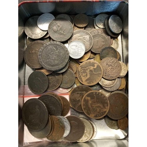 1332 - Tin of interesting coins