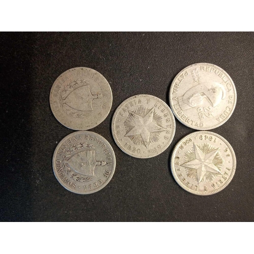 1397 - Cuba silver coins