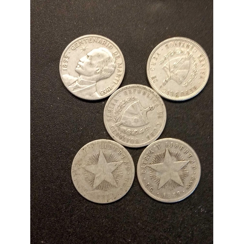 1397 - Cuba silver coins