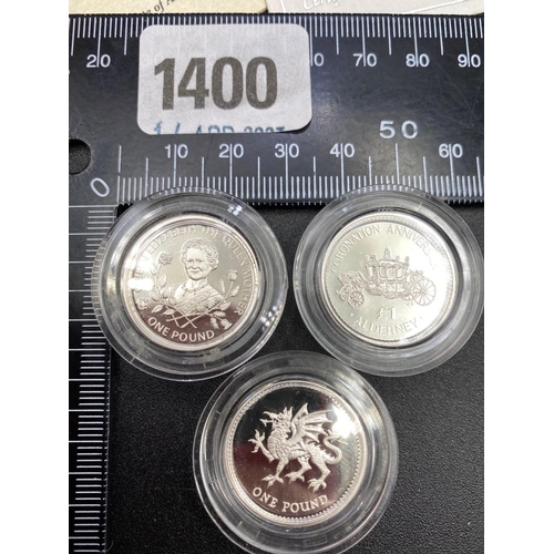 1400 - Silver proof Coins