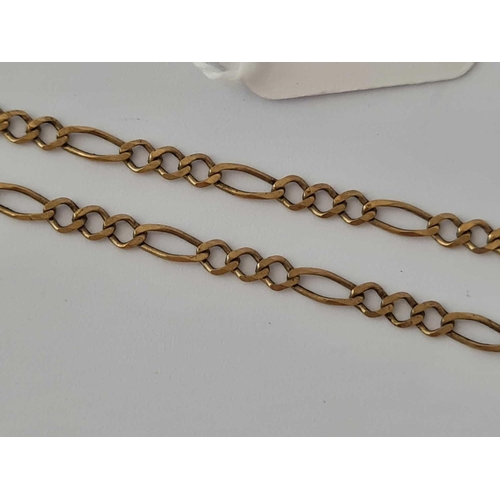 143 - A fine gold bracelet 9ct 7 inch   1.7 gms