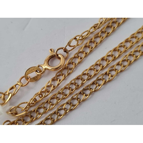 191 - 16� long 9ct neck chain 2.8g