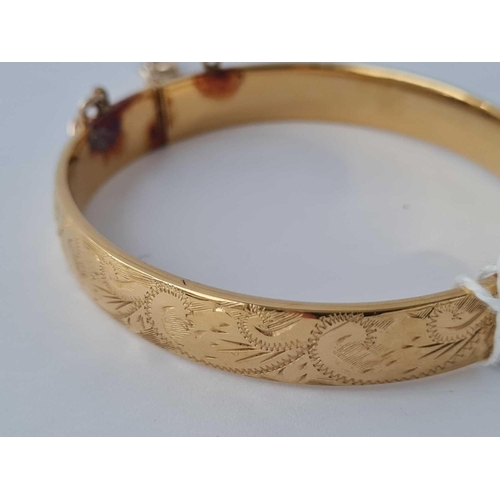 50 - A gold plated bracelet