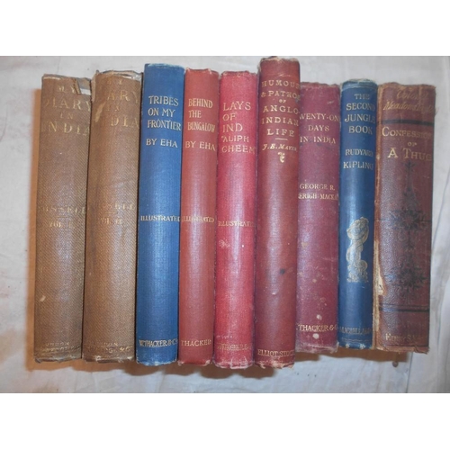 1032 - INDIA RUSSELL, W.H. My Diary In India 2 vols. 7th. thous. 1860, London, 8vo orig. cl. Vol.II lacks f... 