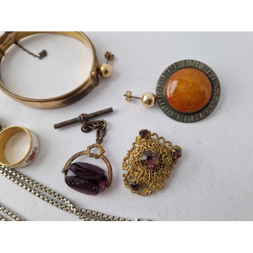 270 - Bag vintage costume jewellery