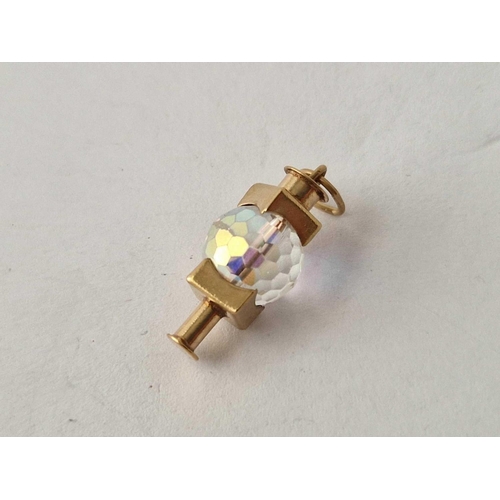 278 - Three 9ct gold charms 8.9g inc