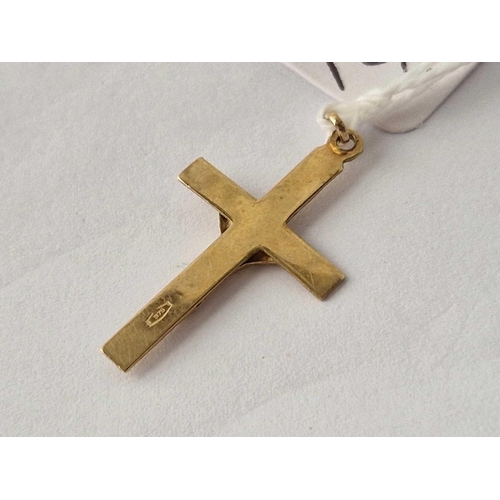 509 - A crucifix pendant 9ct