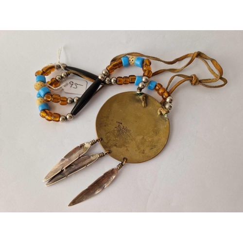 95 - A NAVAHO small disk pendant