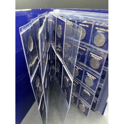 Change Checker Album of 50p coins