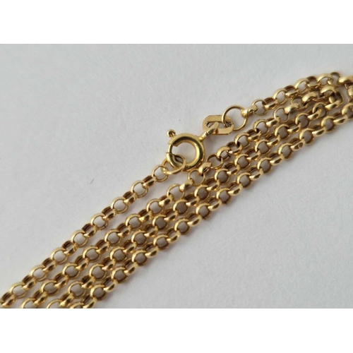 157 - A Belcher Link Neck Chain 9Ct 18 Inch 1.8 Gms