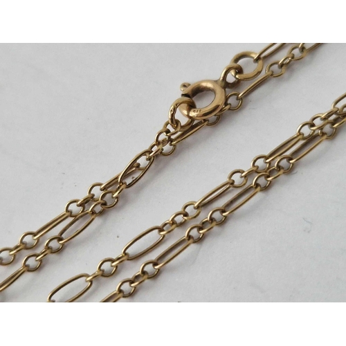 175 - A Gold Neck Chain 9Ct 20 Inch 2.9 Gms