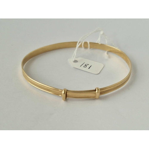 181 - A 9Ct Bangle 10 Gms