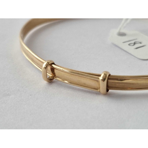 181 - A 9Ct Bangle 10 Gms