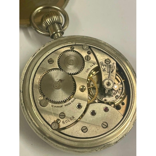 671 - Gents Rolex Pocket Watch , Replaced Dial