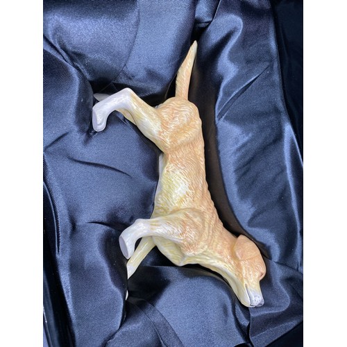 1710 - A Doulton Figure Of A Labrador 8 Inches Long Boxed