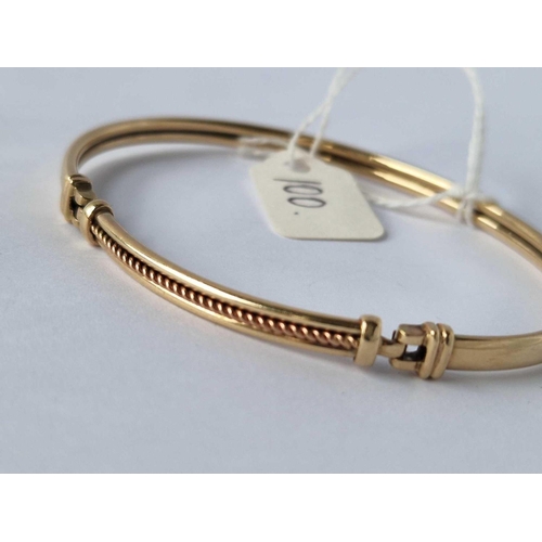 100 - A 9Ct Bangle 5.4 Gms