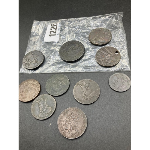 1226 - Group Of British 18th Century Tokens