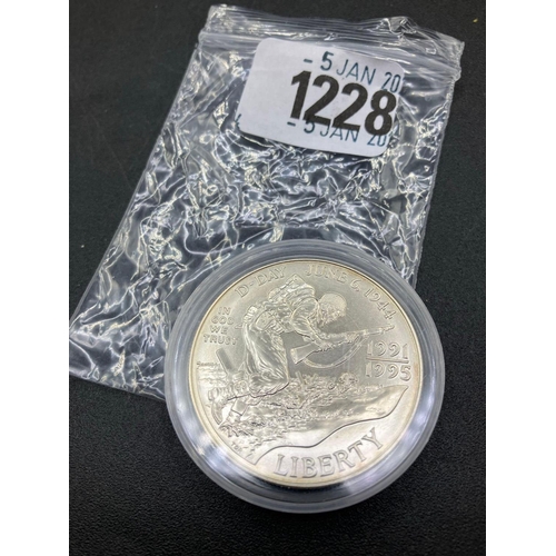 1228 - USA 1955D Commemorative Dollar 0.9 Silver