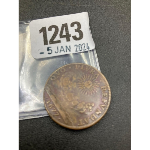 1243 - 1677 European Copper Coin