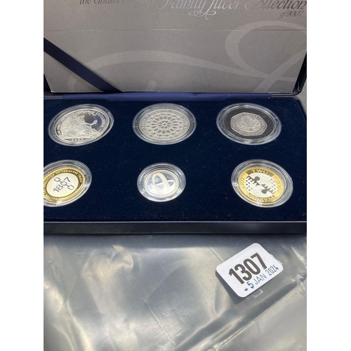 1307 - 2007 Family Silver Collection With Proof Britannia