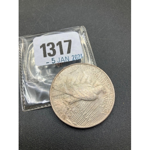 1317 - USA Dollar 1922 Good Condition