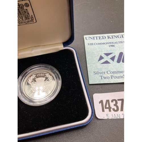 1437 - 1996 Silver Proof 5 Pounds