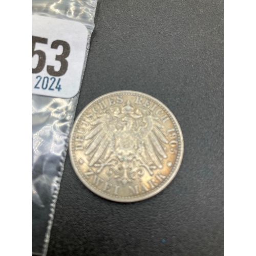 1453 - Bulgaria 2 Marks 1905