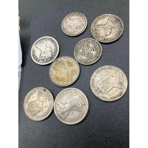 1503 - Victorian Hong Kong Silver Coins