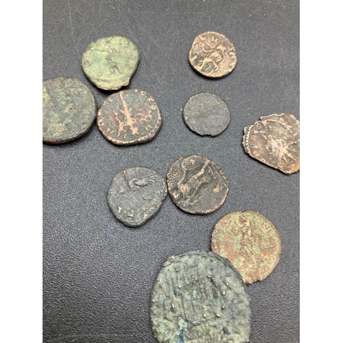 1517 - Ten Various Roman Coins