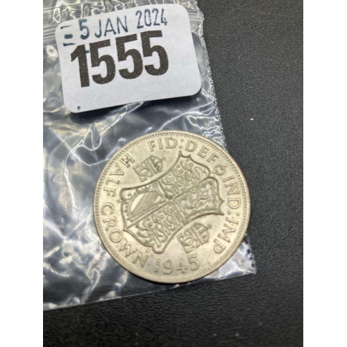 1555 - 1945 Half Crown Better Grade