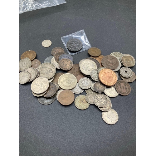 1567 - A Bag Of Silver & Other Coins