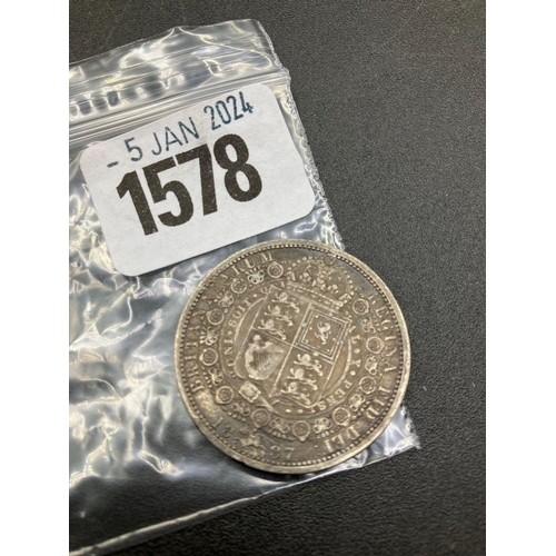 1578 - 1887 Half Crown