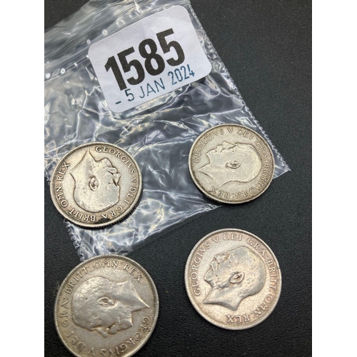 1585 - Shillings 1915, 1917, 1918, 1919