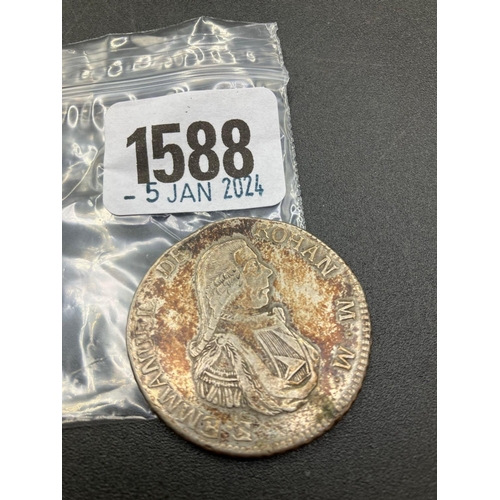 1588 - Maltese Crown Size Coin 1796