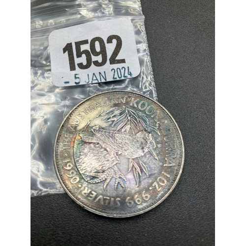 1592 - Solver 1Oz Kookaburra 1990