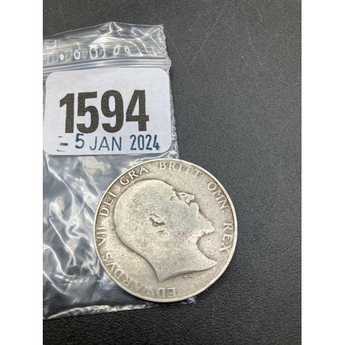 1594 - 1907 Half Crown