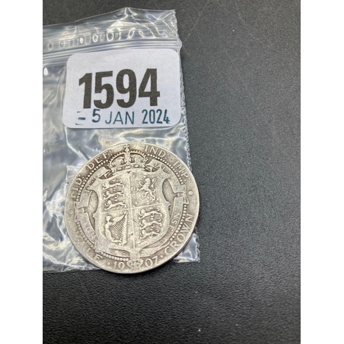 1594 - 1907 Half Crown