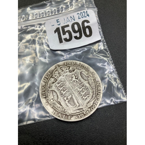 1596 - 1909 Half Crown