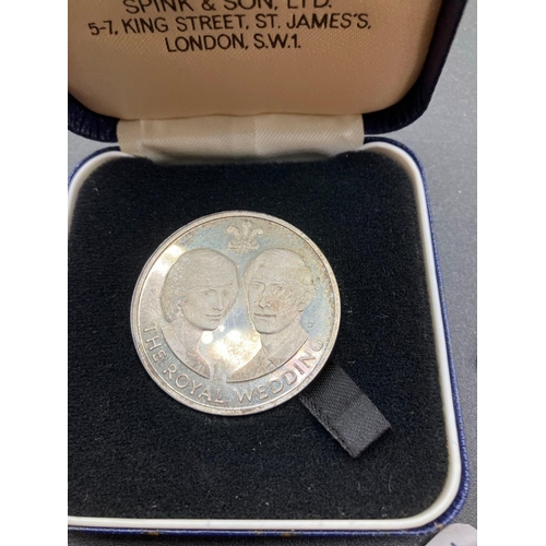 1690 - A Charles & Diane Silver 1981 Medal From Spinks, Boxed