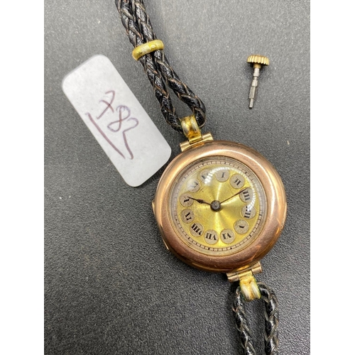 782 - A Ladies Rolex Wrist Watch, In 9Ct Rolex Case, Winder Needs Attention