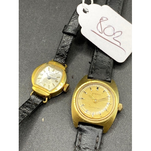 802 - Two Ladies Wrist Watches, Eterna And Summit