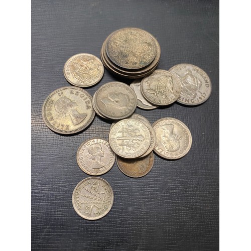 1259 - Foreign Silver Coins 80g